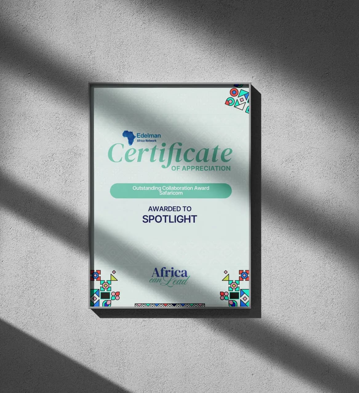 Edelman African Network - Outstanding Collaboration Award, Safaricom