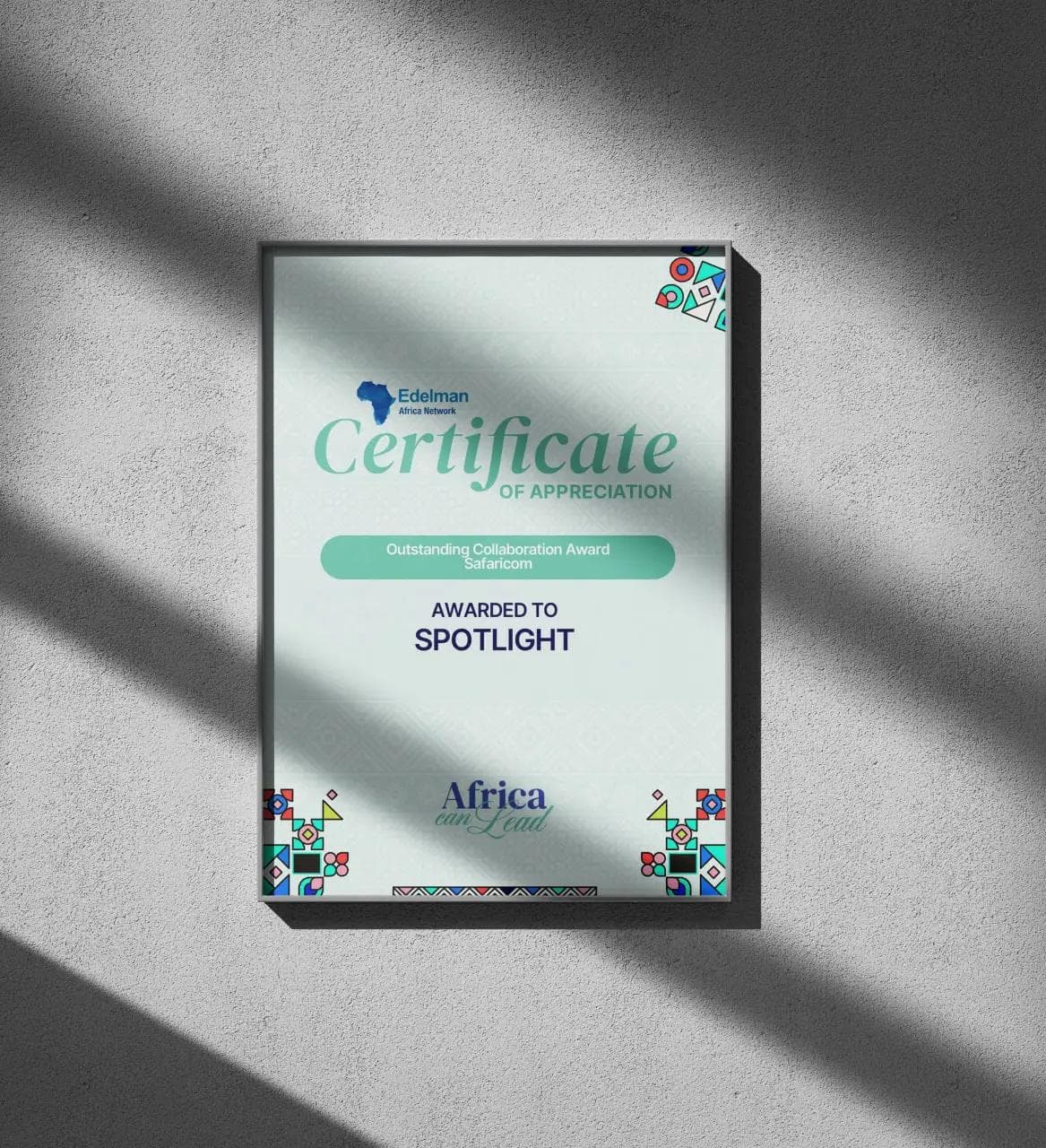 Edelman African Network - Outstanding Collaboration Award, Safaricom